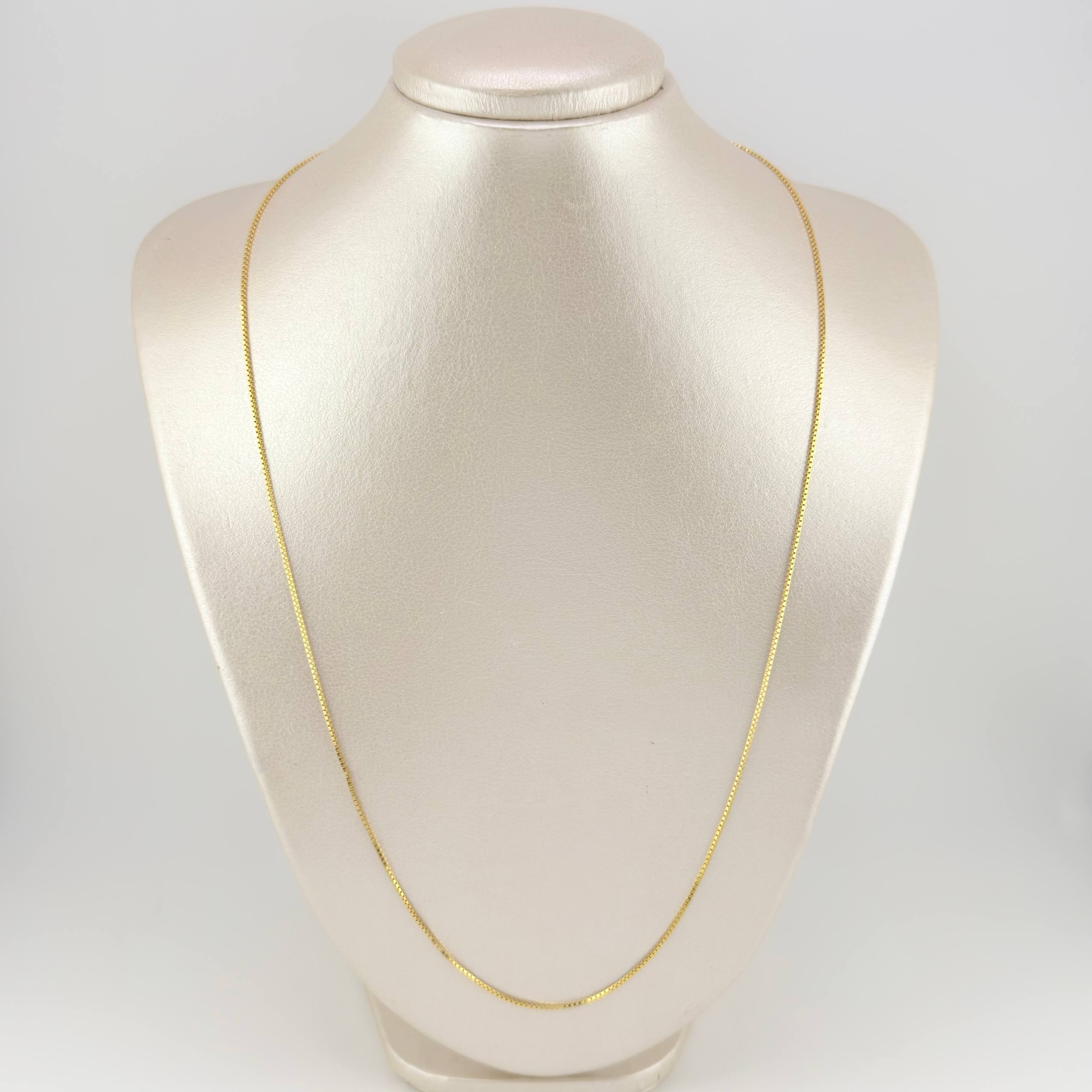 Cadena Veneciana 5.4 g / 27 3/4 in / 1 mm Oro Amarillo 18K