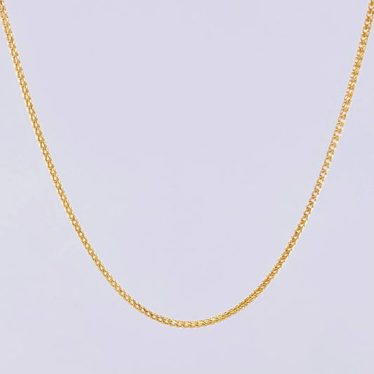 Cadena Franco 6.2 g / 24 in / 1.3 mm Oro Amarillo 18K