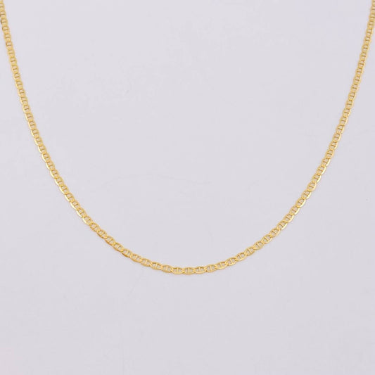 Flat Mariner Chain 5.55 g / 23 1/2 in / 2.3 mm 18K Yellow Gold