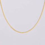 Cadena Escalera 5.55 g / 23 1/2 in / 2.3 mm Oro Amarillo 18K