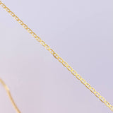 Flat Mariner Chain 1.7 g / 19 3/4 in / 1.6 mm Yellow Gold 18K
