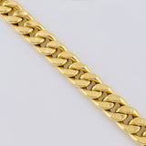 Pulso Cubano 13.1 g / 8 in / 10.8 mm Oro Amarillo 18K