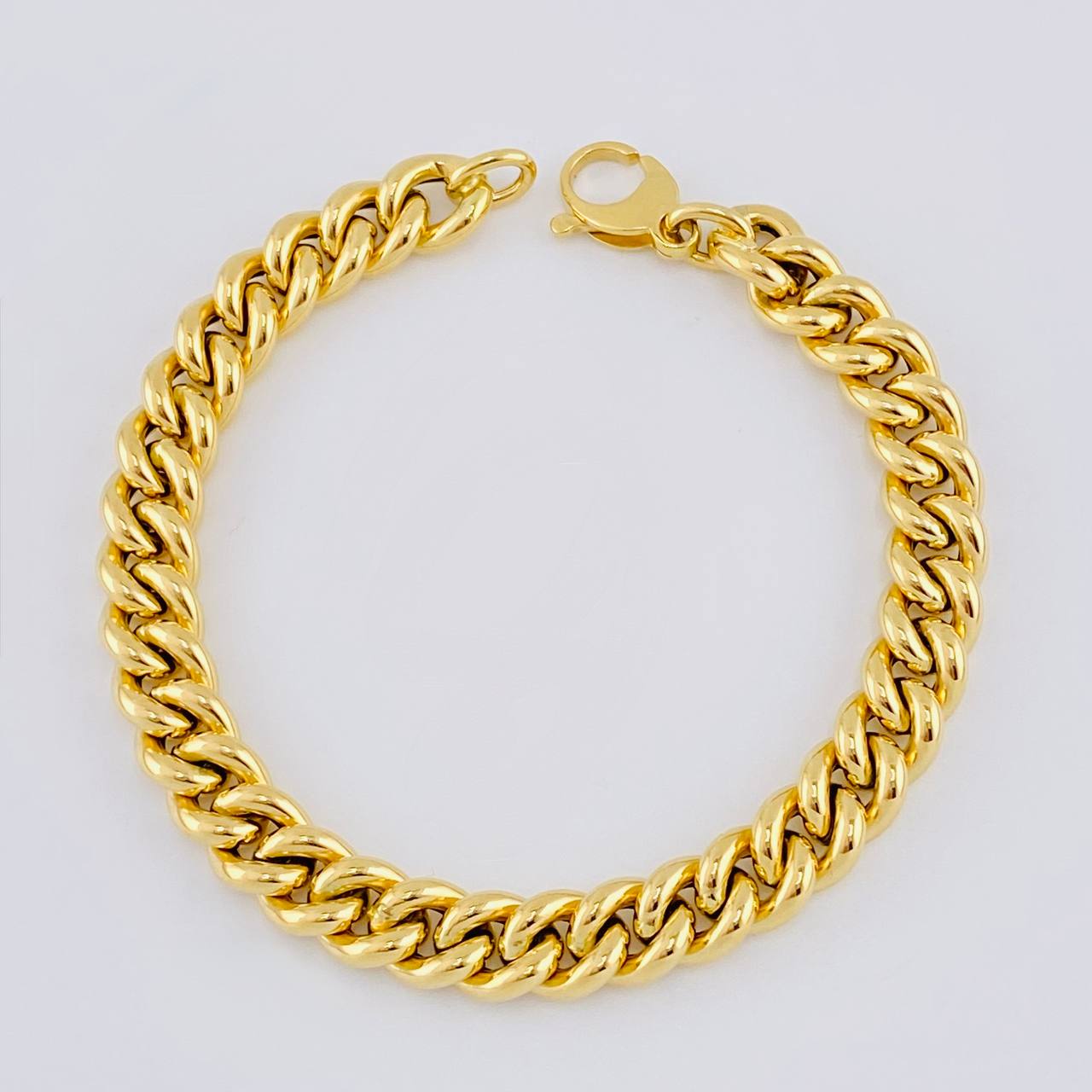Pulso Cubano 10 g / 8 in / 8.4 mm Oro Amarillo 18K