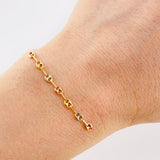Herraje Retazo Gc 0.45 g / 1 3/4 in Tres Oros 18K