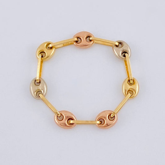 Ring Gc 0.55 g / T5 3/4 - 5 1/2 Three Golds 18K