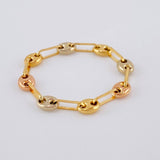 Anillo Anillo Gc 0.65 g / T9 3/4 - 9 1/2 Tres Oros 18K