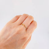 Anillo Anillo Gc 0.65 g / T9 3/4 - 9 1/2 Tres Oros 18K