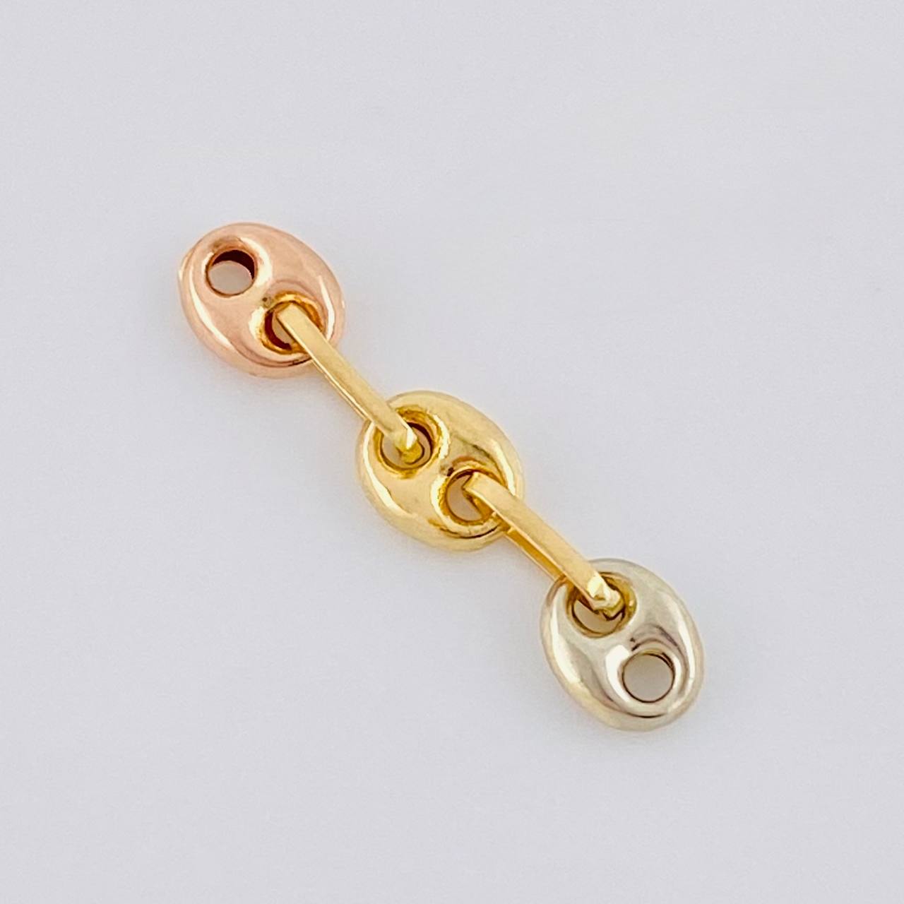 Charm Retazo Gc 0.15 g / 3/4 in Three Golds 18K
