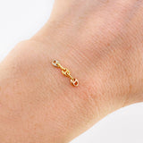Charm Retazo Gc 0.15 g / 3/4 in Three Golds 18K