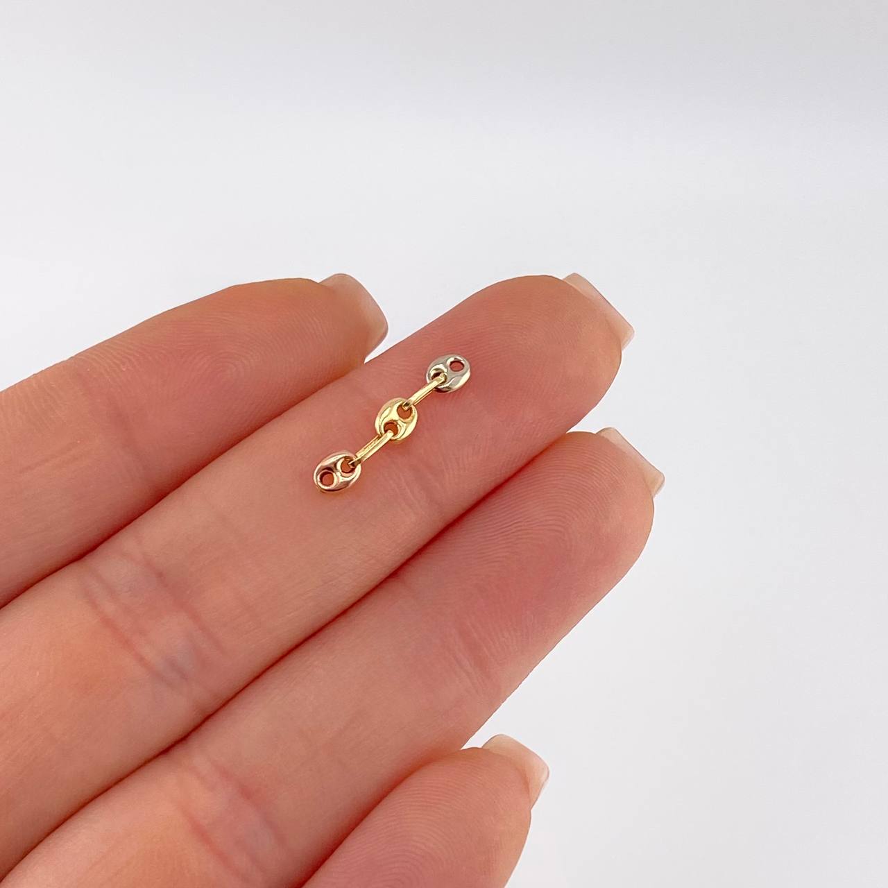 Charm Retazo Gc 0.15 g / 3/4 in Three Golds 18K