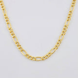 Cadena Figaro 2.2g / 45cm / 2.6mm Oro Amarillo 18K