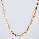 Cadena Rustica Espiga 9.6gr / 18 3/4 in / 4.9mm Oro Rosa 18K ©