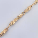 Rustic Pyramid Chain 11.35gr / 24.0in / 18K Gold $