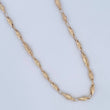 Rustic Pyramid Chain 11.35gr / 24.0in / 18K Gold $