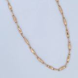 Rustic Bud Chain 8.65gr / 23.8in / 18K Gold $