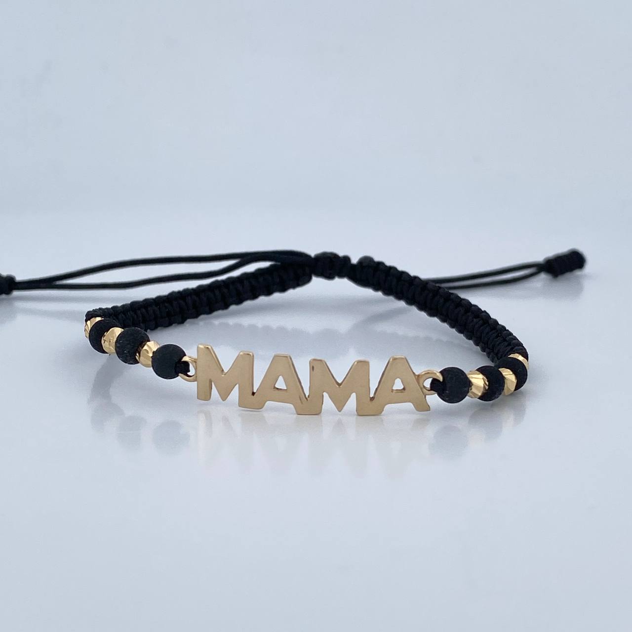 Black Mom Bracelet 1.5gr / 18K Gold $