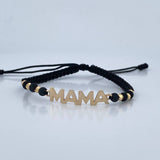 Black Mom Bracelet 1.5gr / 18K Gold $