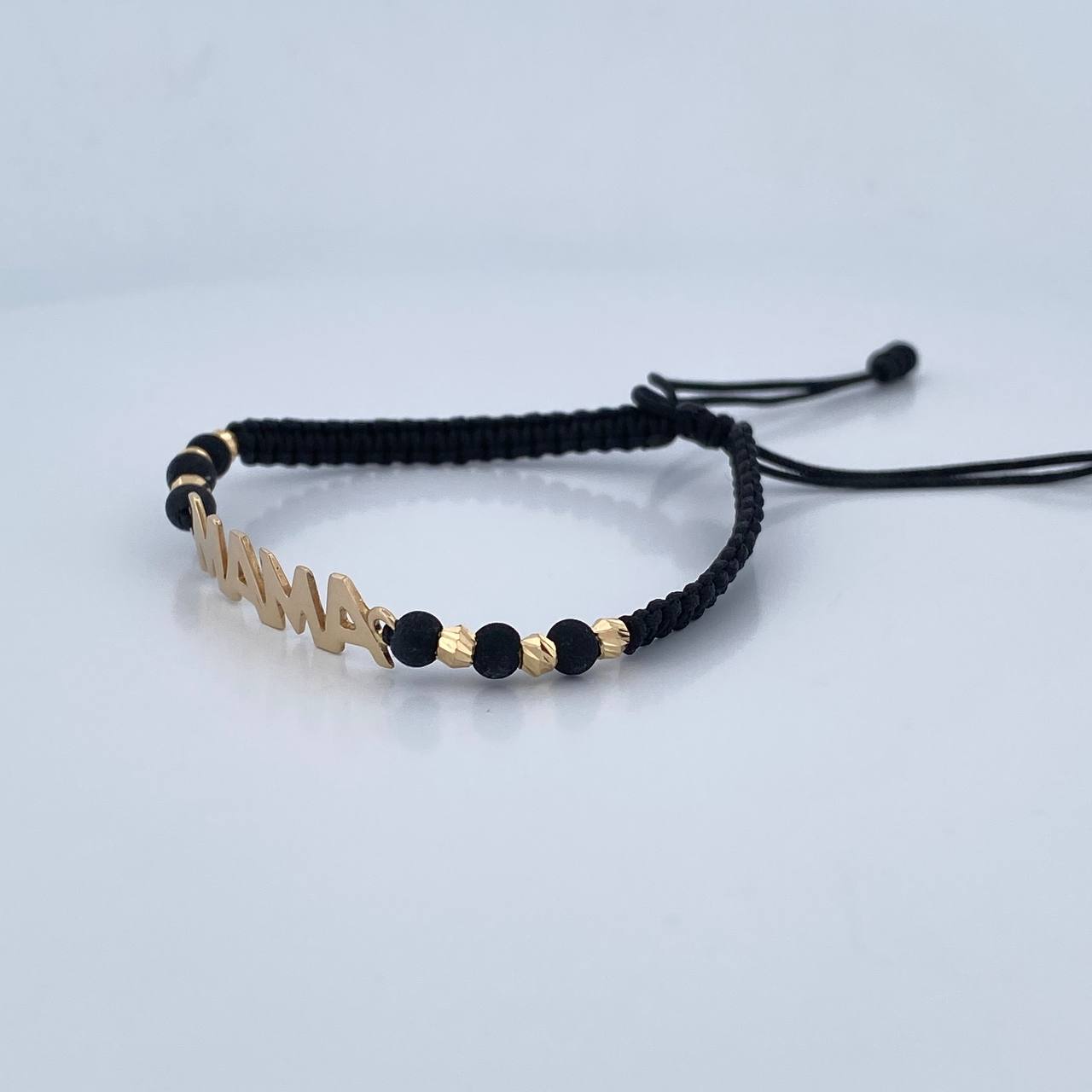 Black Mom Bracelet 1.5gr / 18K Gold $