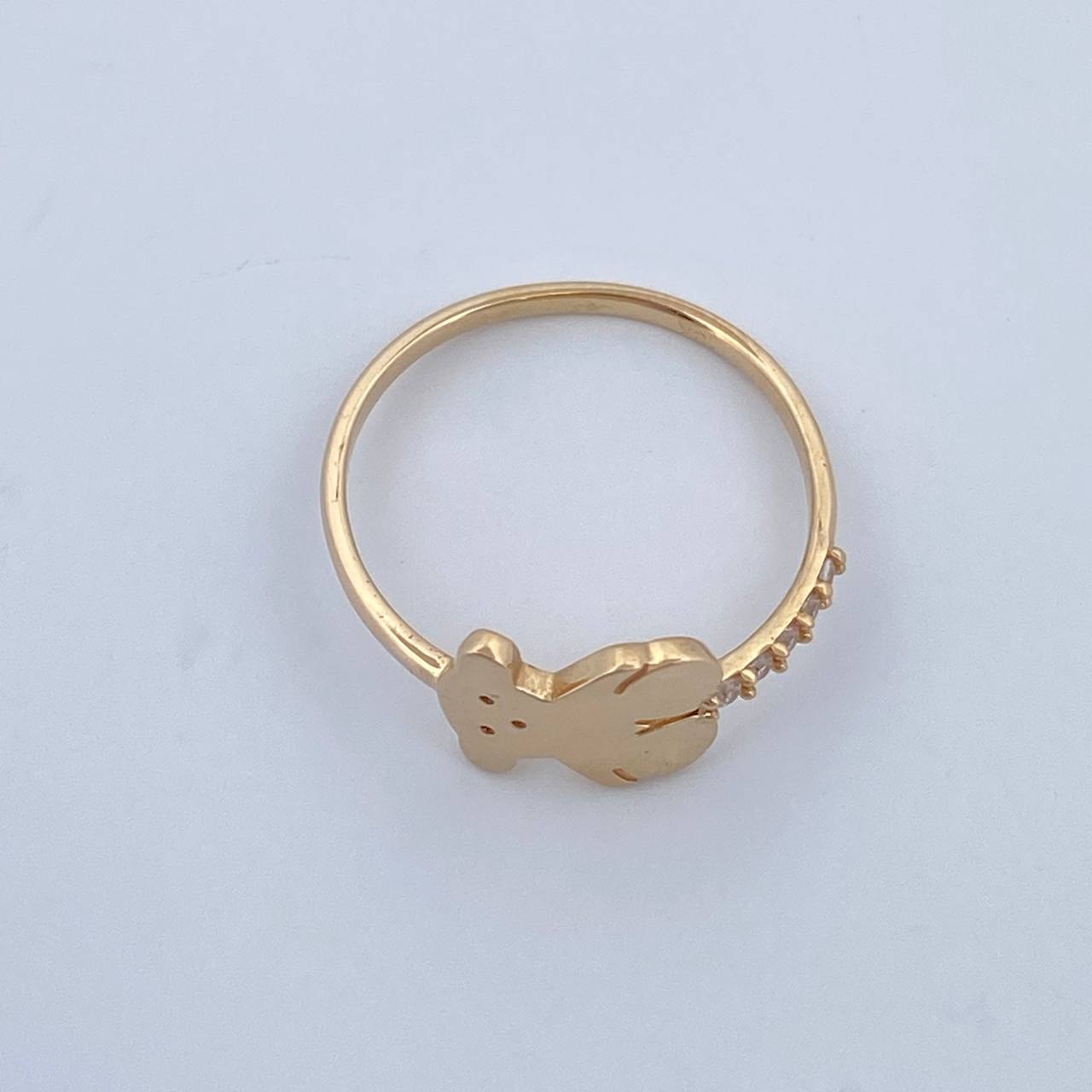 Bear Ring 1.5gr / Size 6 / 18K Gold &