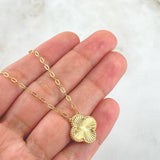 Classic Link Chain Treból VCyA 4.35gr / 45cm / 1.8mm Diamond Cut Dotted 18K Yellow Gold ©