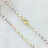Mirror Flower Chain 0.85gr / 45cm / +3 18K Gold