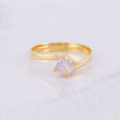 Solitaire Ring 2.2g / T5 3/4 Yellow Gold 18K