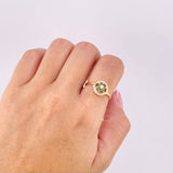 Eye Flower Ring 2.3g / T7 1/4 Yellow Gold 18K
