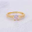 Solitaire Dense Ring 2.75g / T7 1/2 Yellow Gold 18K