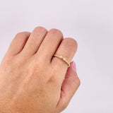 Anillo Moño Deluxe 2.6g / T8 Oro Amarillo 18K