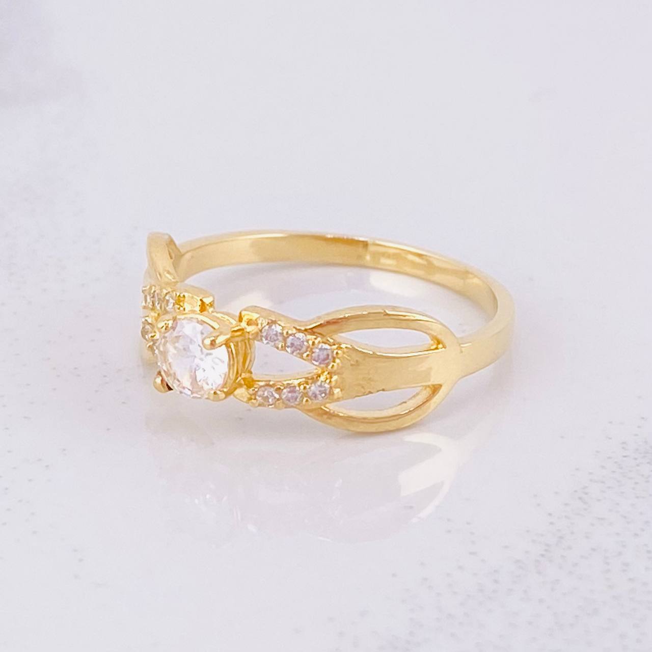 Solitaire Ring Union 2.3g / T6 1/4 Yellow Gold 18K