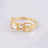 Solitaire Ring Union 2.3g / T6 1/4 Yellow Gold 18K