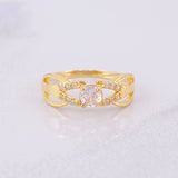 Solitaire Ring Union 2.3g / T6 1/4 Yellow Gold 18K