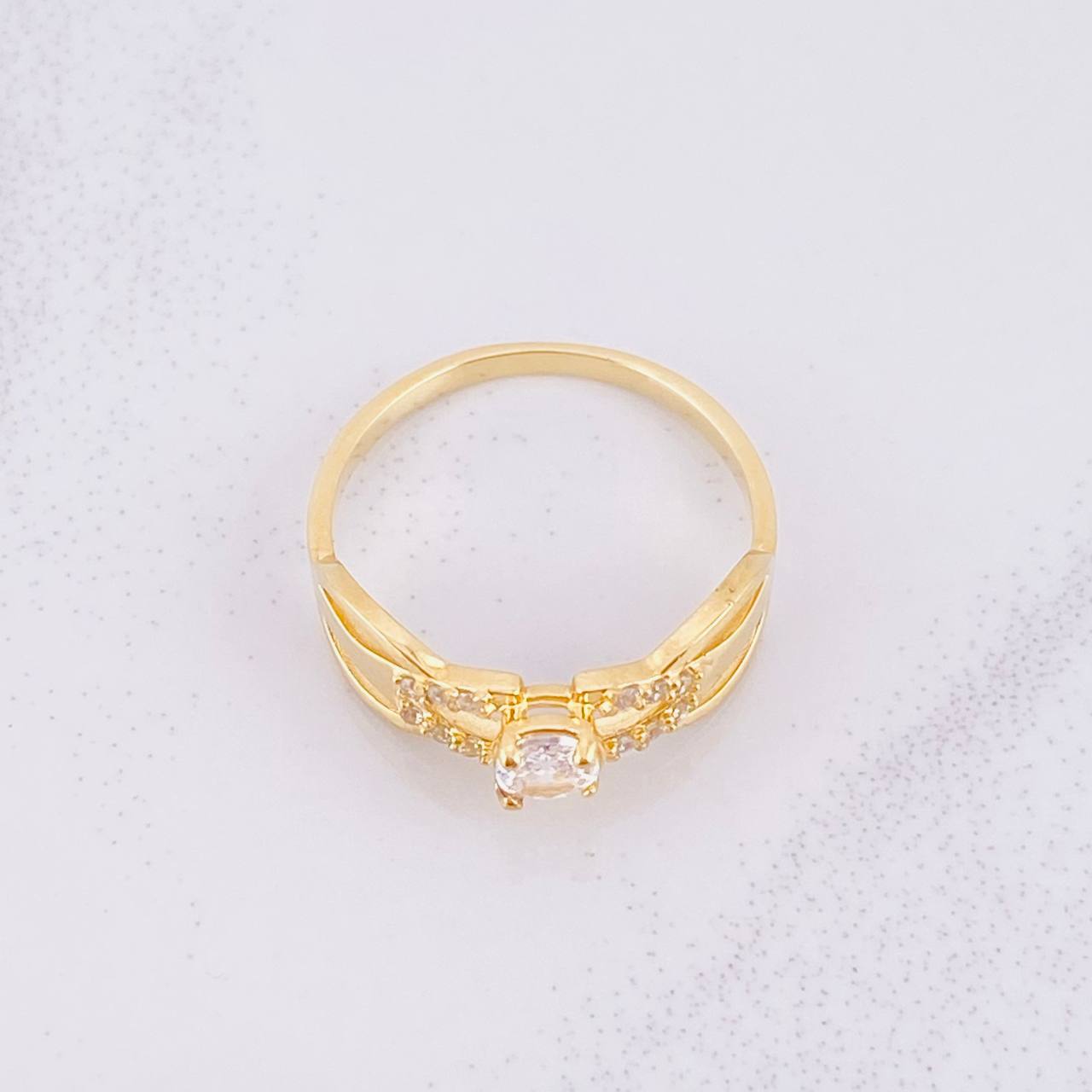 Solitaire Ring Union 2.3g / T6 1/4 Yellow Gold 18K