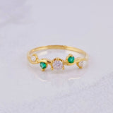 Petal Ring 1.3g / T6 3/4 Yellow Gold 18K