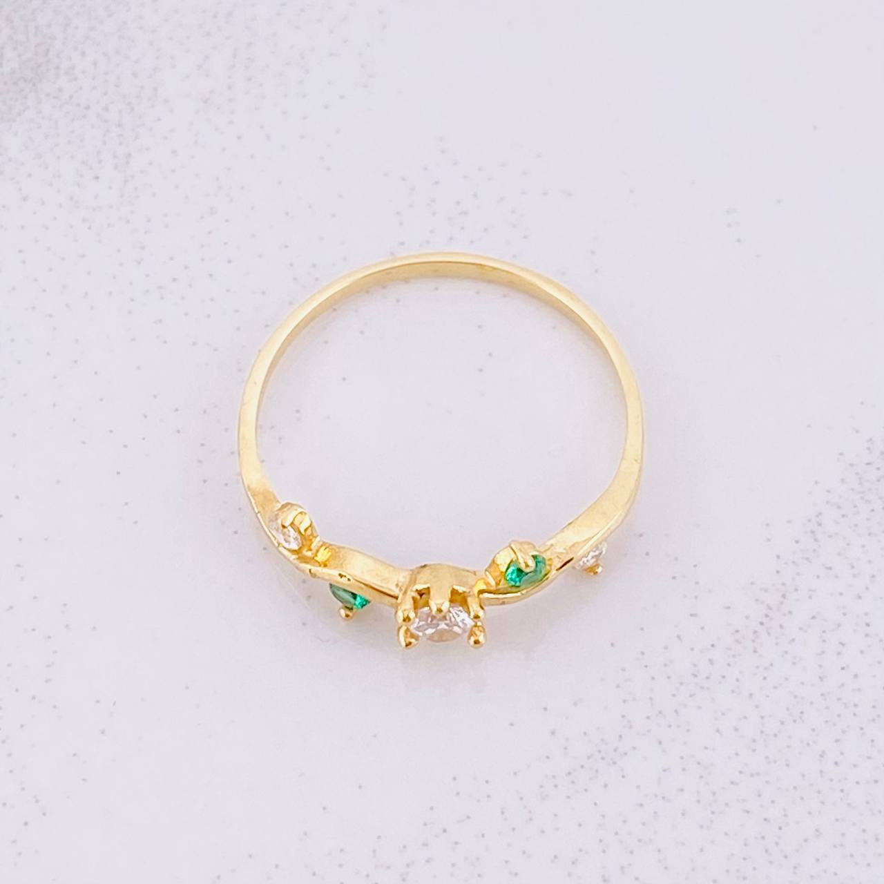 Petal Ring 1.3g / T6 3/4 Yellow Gold 18K