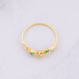 Petal Ring 1.3g / T6 3/4 Yellow Gold 18K