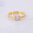 Solitaire Ring 1.95g / T5 3/4 Yellow Gold 18K