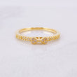 Deluxe Bow Ring 2.45g / T7 1/2 Yellow Gold 18K