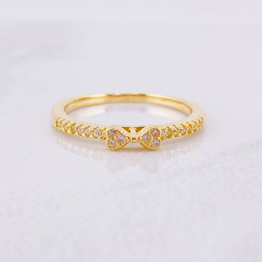 Deluxe Bow Ring 2.45g / T7 1/2 Yellow Gold 18K