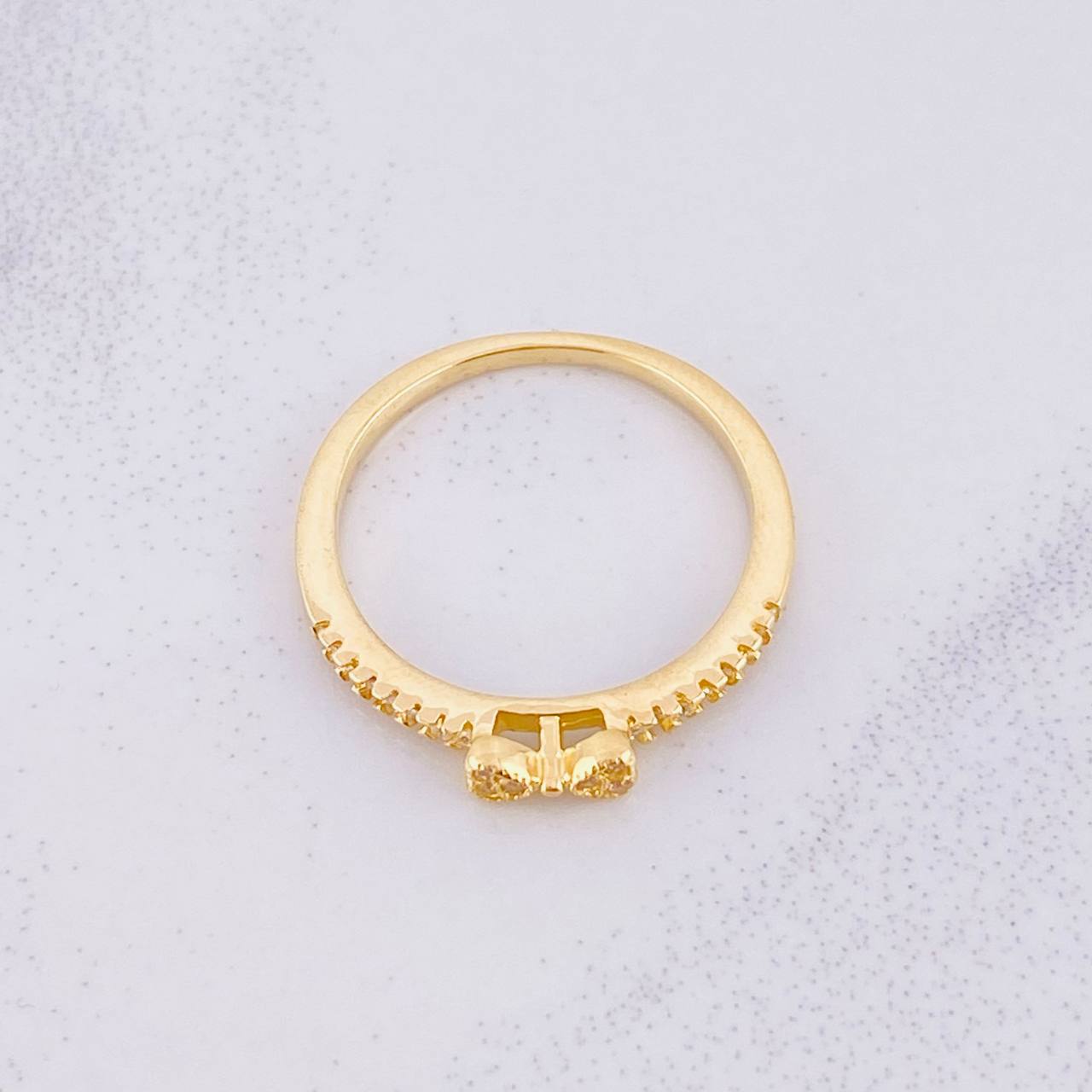 Deluxe Bow Ring 2.45g / T7 1/2 Yellow Gold 18K