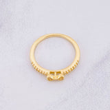 Deluxe Bow Ring 2.45g / T7 1/2 Yellow Gold 18K