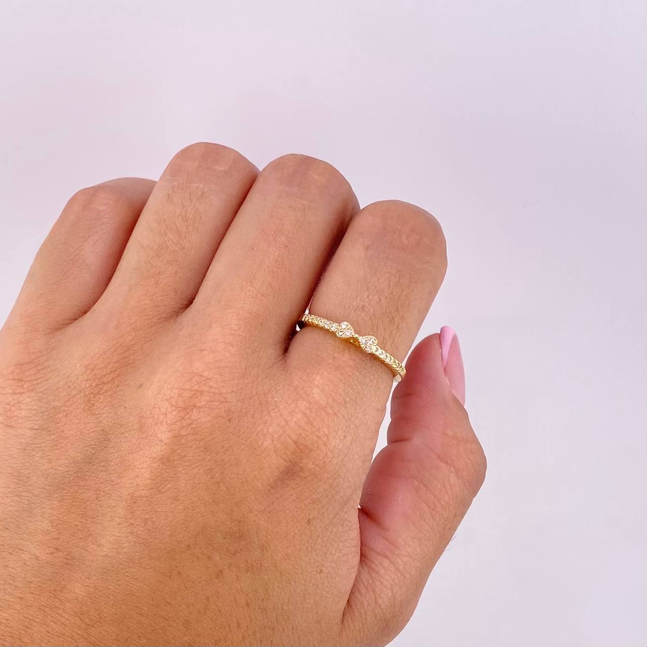 Deluxe Bow Ring 2.45g / T7 1/2 Yellow Gold 18K