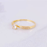 Anillo Solitario 1.55g / T7 3/4 Oro Amarillo 18K