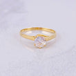 Anillo Solitario 1.55g / T6 Oro Amarillo 18K