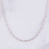Cadena Morse Diamantada 6.25g / 18 in / 2mm Oro Blanco 18K