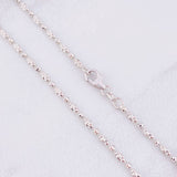 Cadena Morse Diamantada 6.25g / 18 in / 2mm Oro Blanco 18K