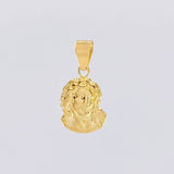 Dije Rostro Cristo 0.85g / 3/4 in Oro Amarillo 18K