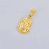 Dije Rostro Cristo 0.85g / 3/4 in Oro Amarillo 18K