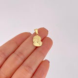 Dije Rostro Cristo 0.85g / 3/4 in Oro Amarillo 18K