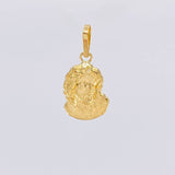 Dije Rostro Cristo 0.8g / 3/4 in Oro Amarillo 18K